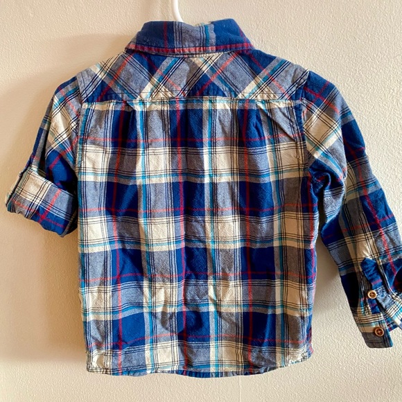 EGG baby roll up sleeve button down - Picture 3 of 3